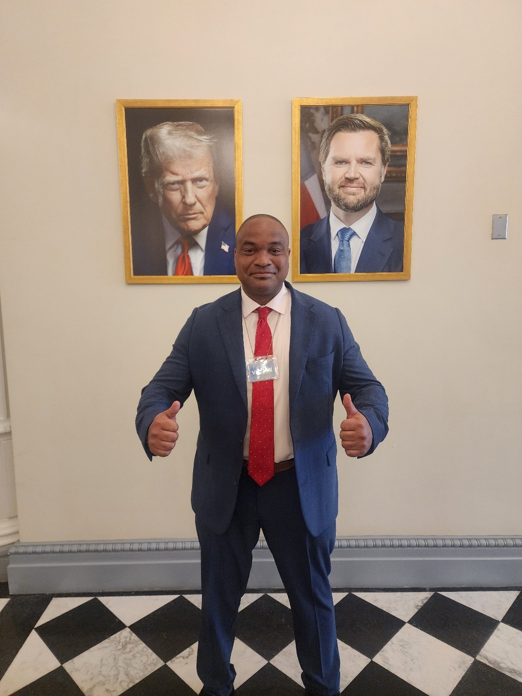 Skip at the White House