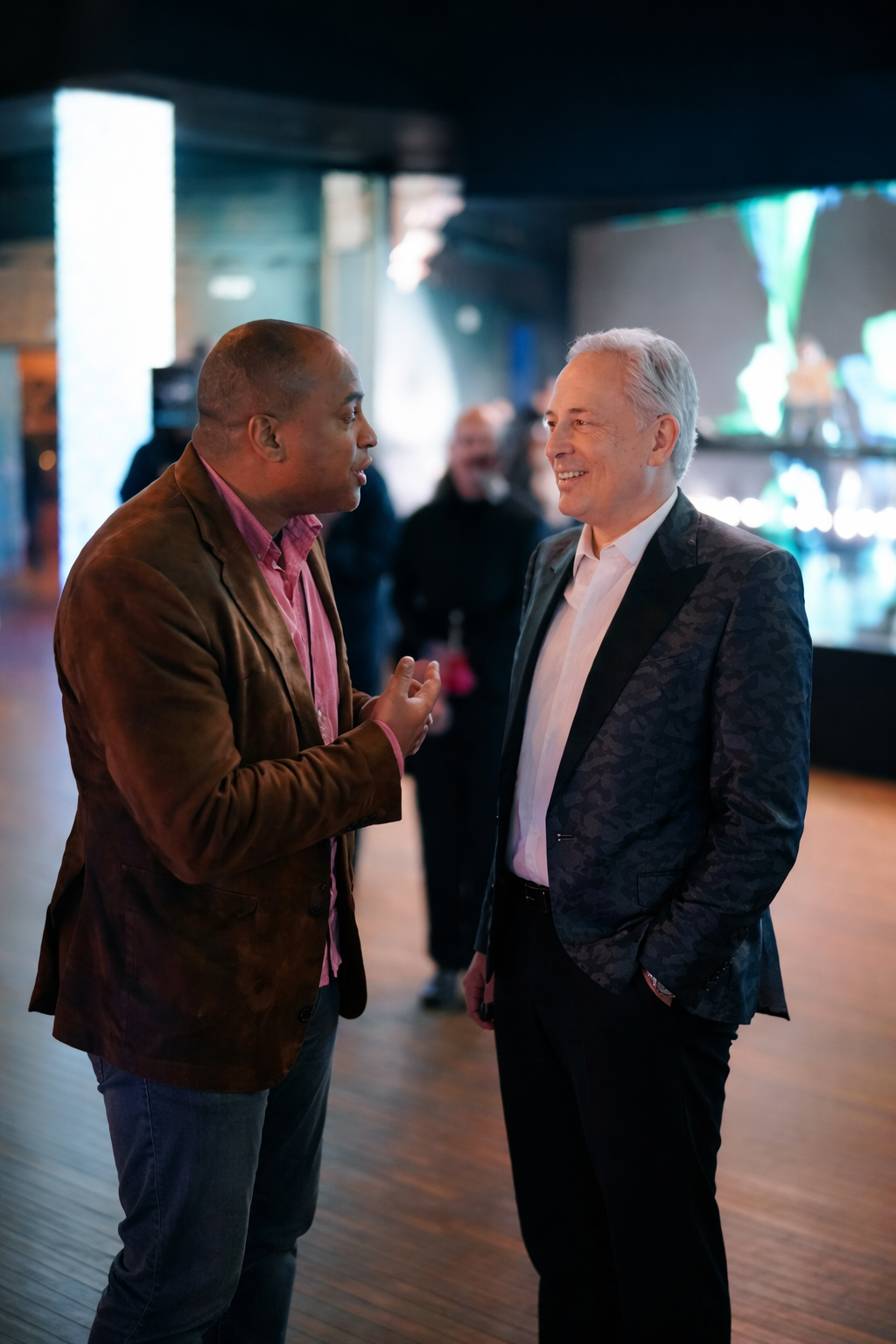 Skip discusses innovation and opportunity with a billionaire